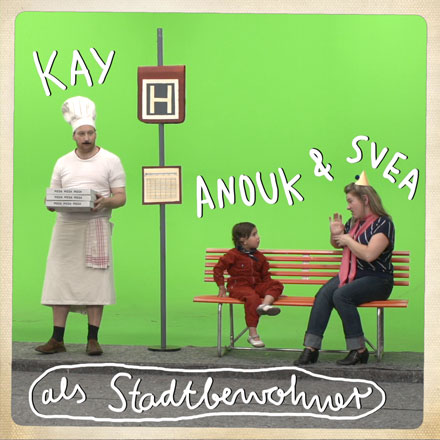 Kay, Anouk und Svea als Stadtbewohner